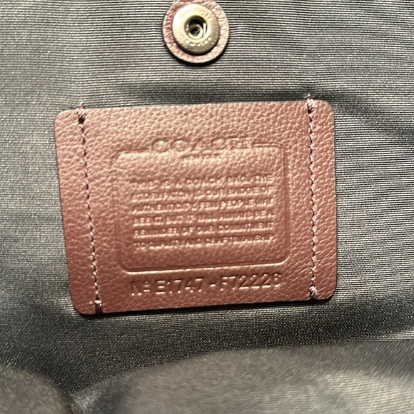 Brown coach backpack NWT - Picture 6 of 7